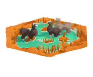 SteamのゲームタイトルAs For As The EyeのBog Hexagonの画像