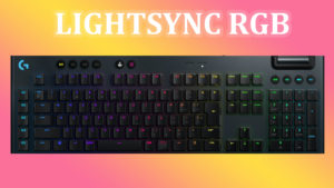 ロジクール薄型メカニカルキーボードG813のLIGHTSYNCのメイン画像